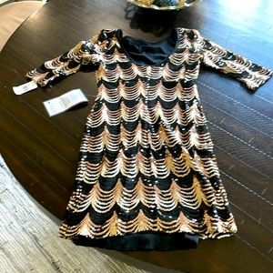 Macys Size M Sequin Dress NWT